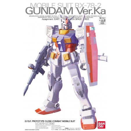 GUNDAM - MG 1/100 RX-78-2 Gundam Ver.Ka - Model Kit 18cm Gunpla
