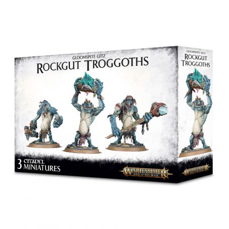 GLOOMSPITE GITZ ROCKGUT TROGGOTHS Add-on and figurine sets for figurine games