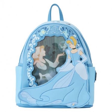 Disney Loungefly Mini Backpack Cinderella Cinderella Princess Lenticular Series 
