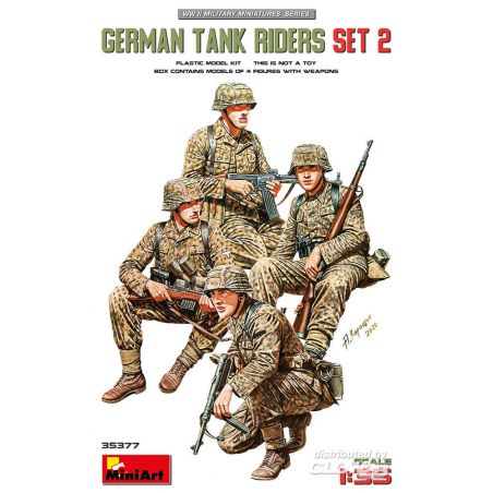German Tank Riders Set 2 Model kit