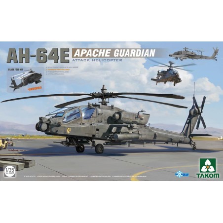 AH-64E Apache Guardian Attack Helicopter Helicopter model kit
