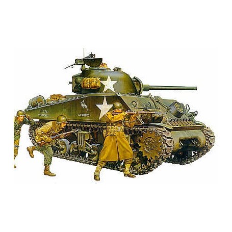M4A3 Sherman late production type with 75mm Gun Model kit