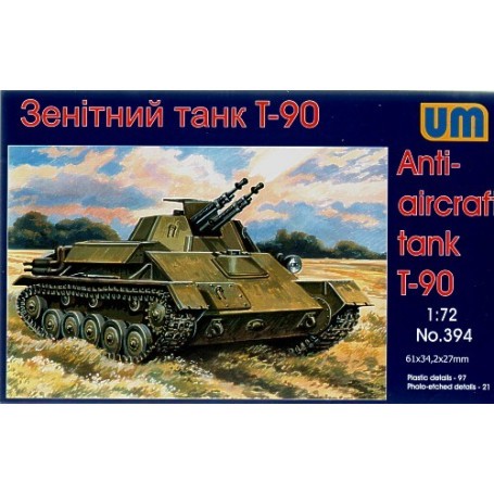 T-90 Anti-aircraft tank Model kit